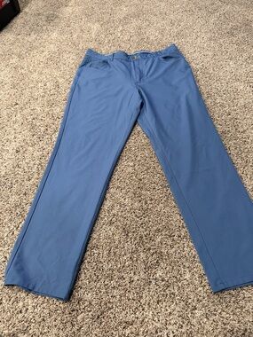 Taylor Byrd Men's Straight Golf Pant Blue size 34Wx30L